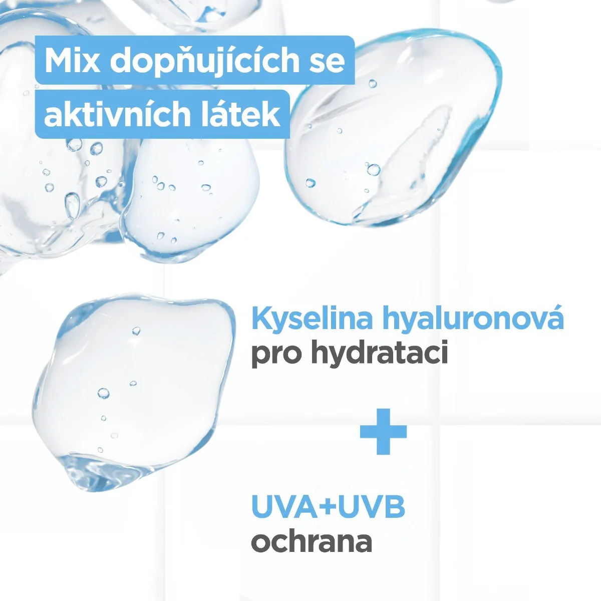 Mixa Hyaluronic Acid Denní krém SPF50 50 ml