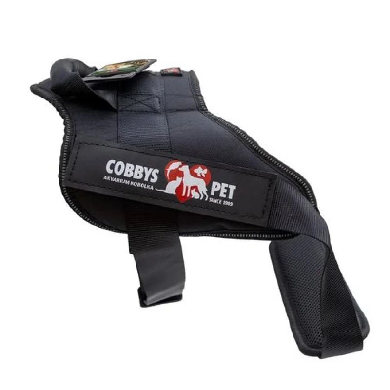 Cobbyspet Postroj K9 L 65-80cm černý 