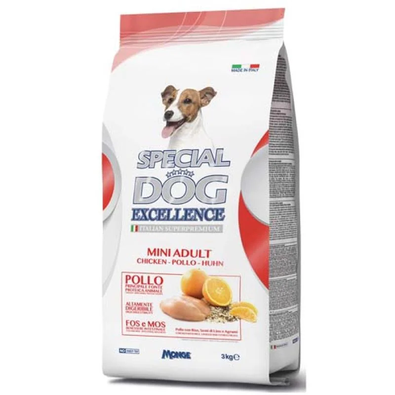 Monge SPECIAL DOG EXCELLENCE MINI ADULT Chicken 3kg superprémiové krmivo pro psy