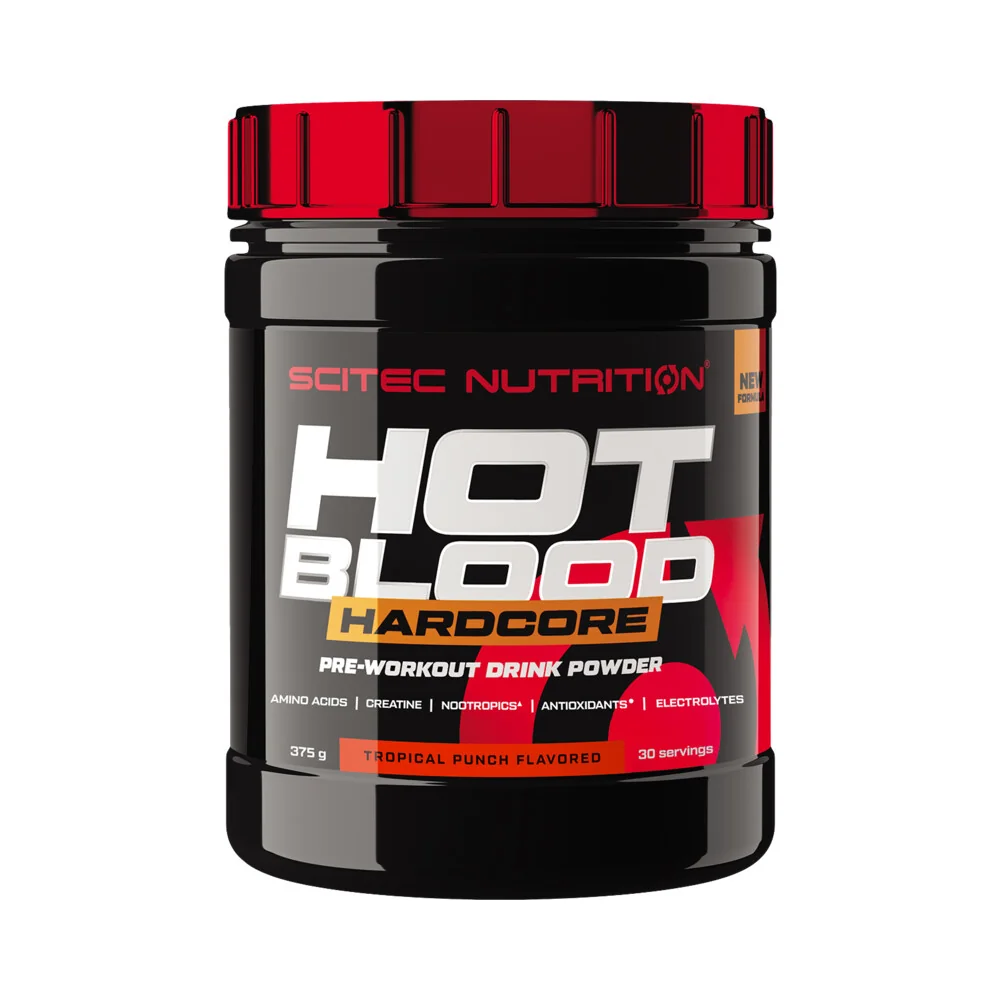 Scitec Nutrition Hot Blood Hardcore 375g - růžová limonáda