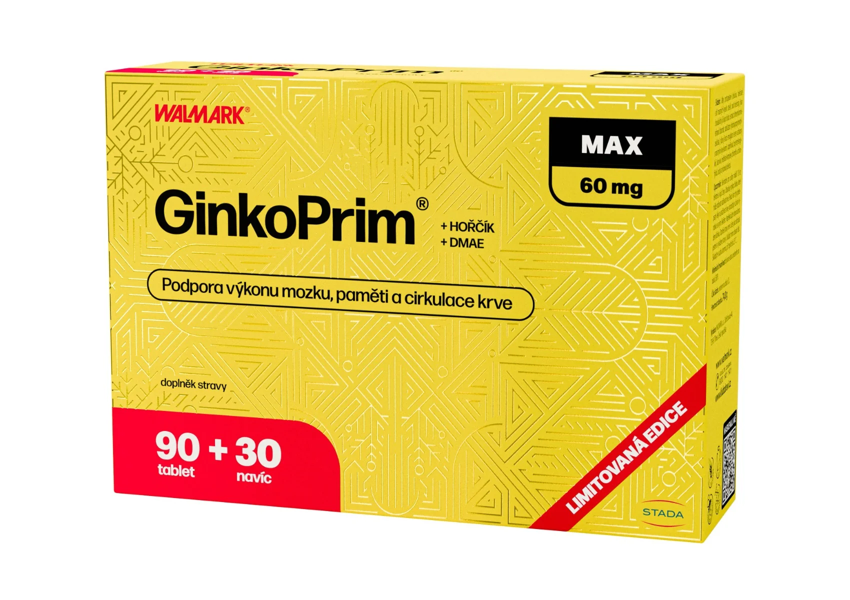 Walmark GinkoPrim MAX 90+30 tablet navíc