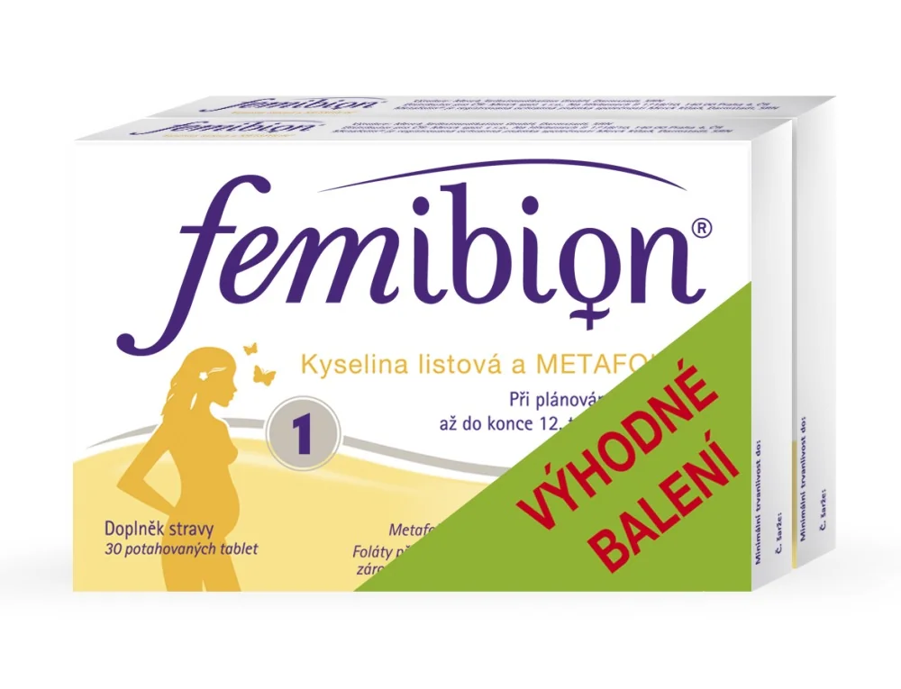 Femibion 1 dvojbalení (2x30 tablet)