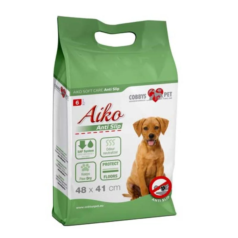 Aiko Soft Care Anti-slip 48x41cm 6ks protiskluzové pleny pro psy