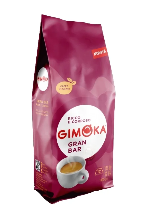 Gimoka Gran Bar 70% Arabica 30% Robusta zrnková káva 1 kg