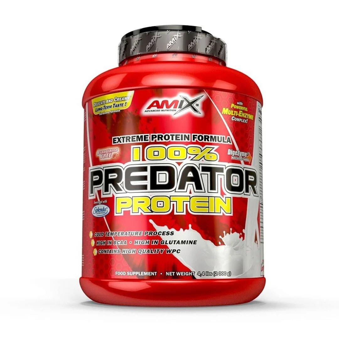 Amix Nutrition 100% Predator Protein 1kg - jahoda