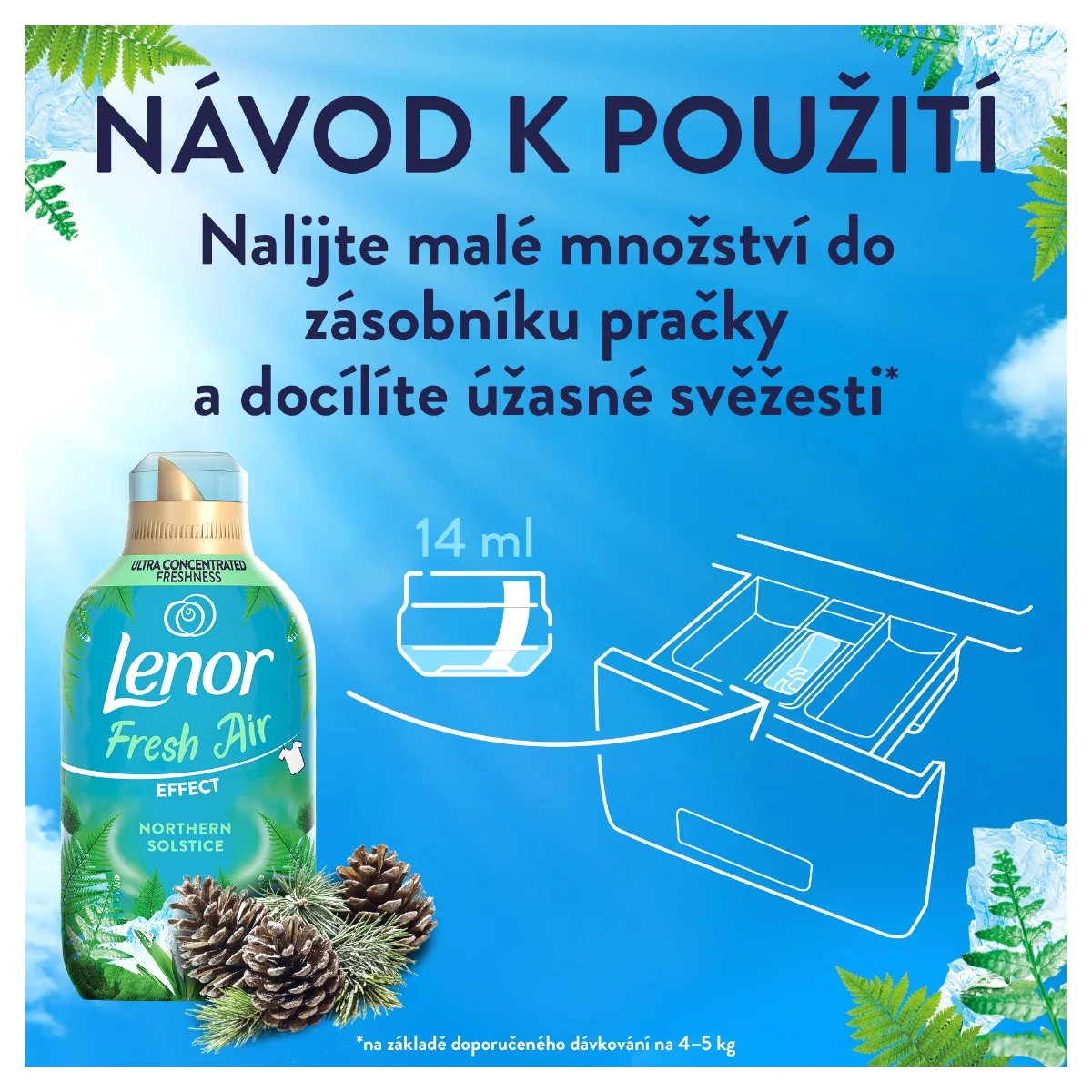 Lenor Fresh Air Aviváž Northern Solstice 770 ml 55 praní