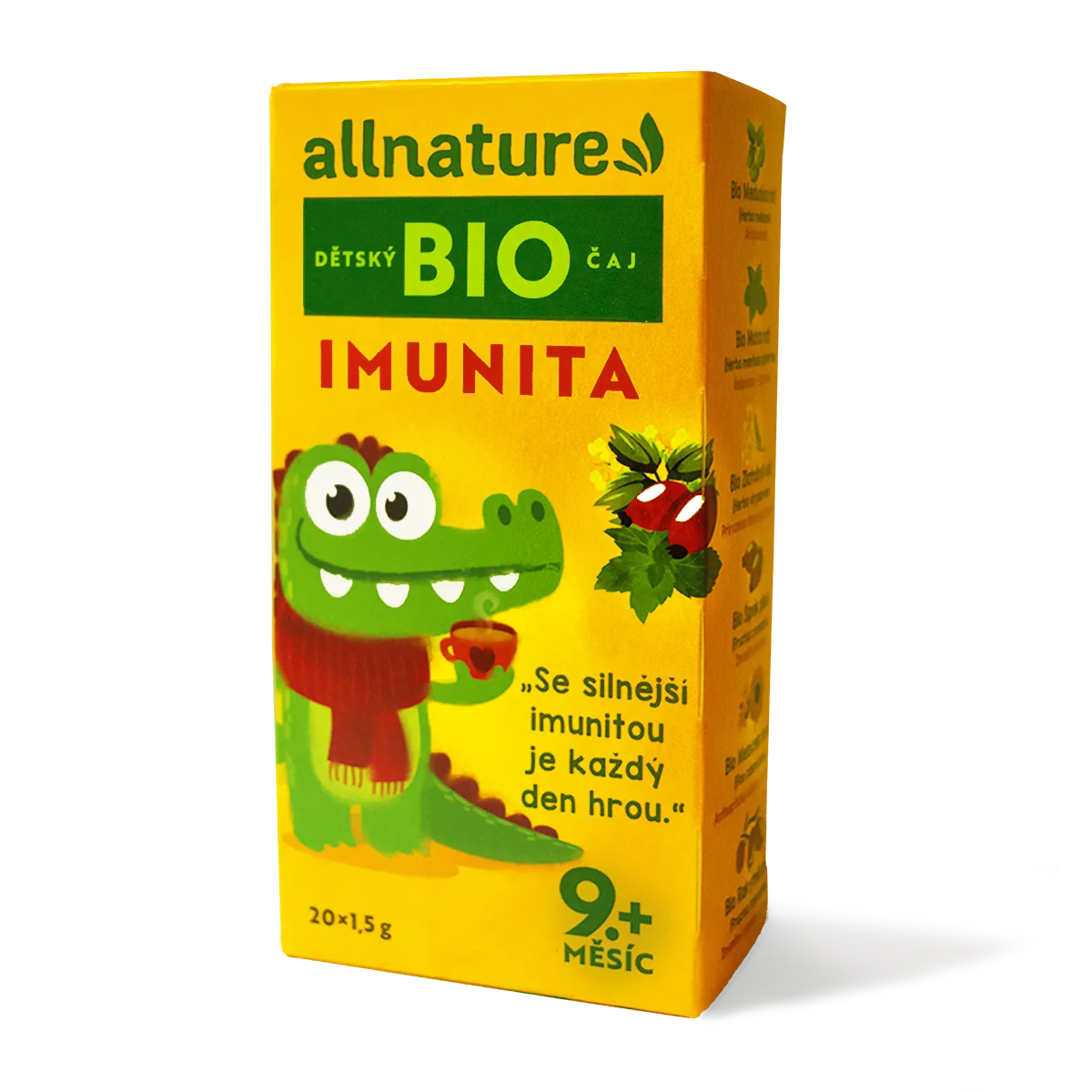 Allnature BIO Imunita dětský čaj 20x1,5 g