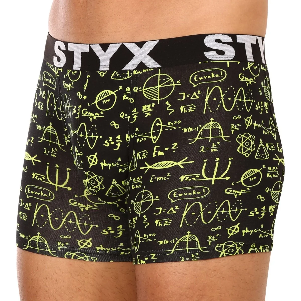 Styx 3PACK pánské boxerky long art sportovní guma vícebarevné (3U13724) L 