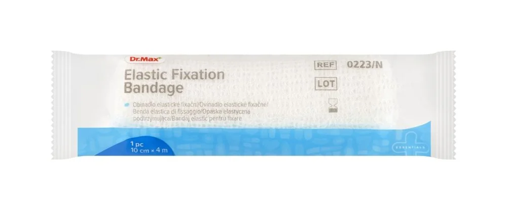 Dr. Max Elastic Fixation Bandage 10 cm x 4 m 1 ks