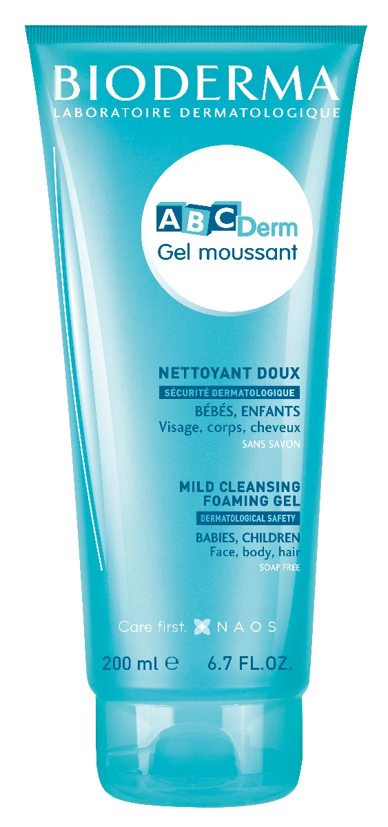 BIODERMA ABCDerm Moussant jemný čisticí gel 200 ml