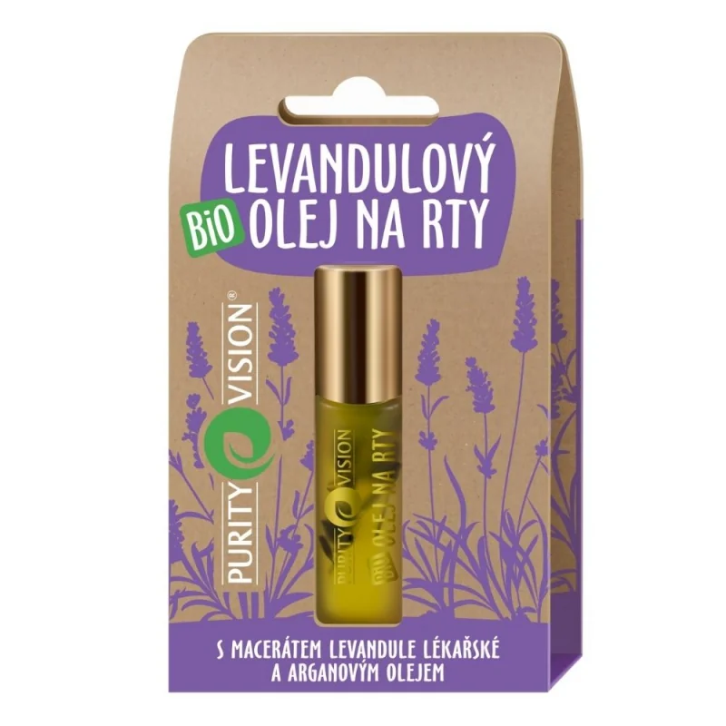 Purity Vision BIO Levandulový olej na rty 10 ml