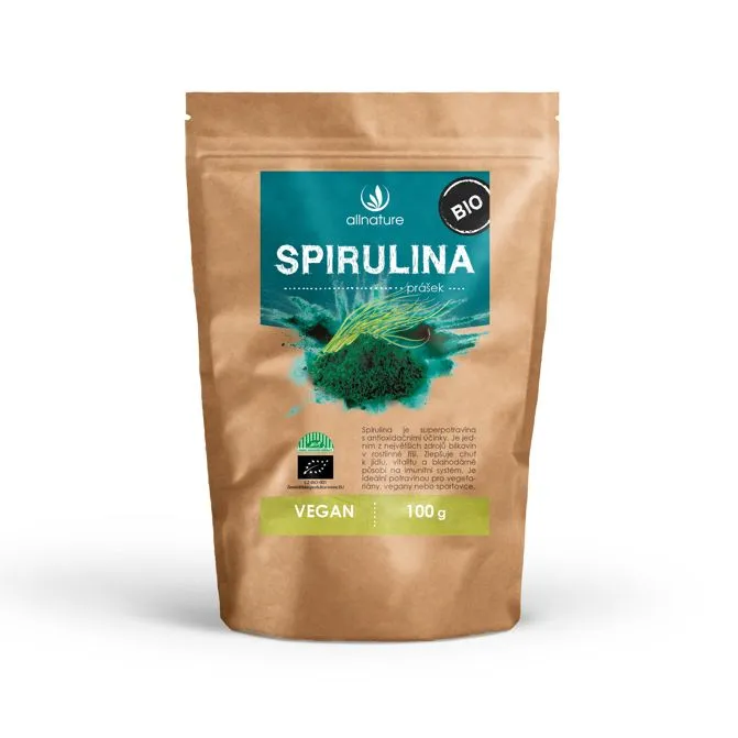 Allnature Spirulina BIO prášek 100 g