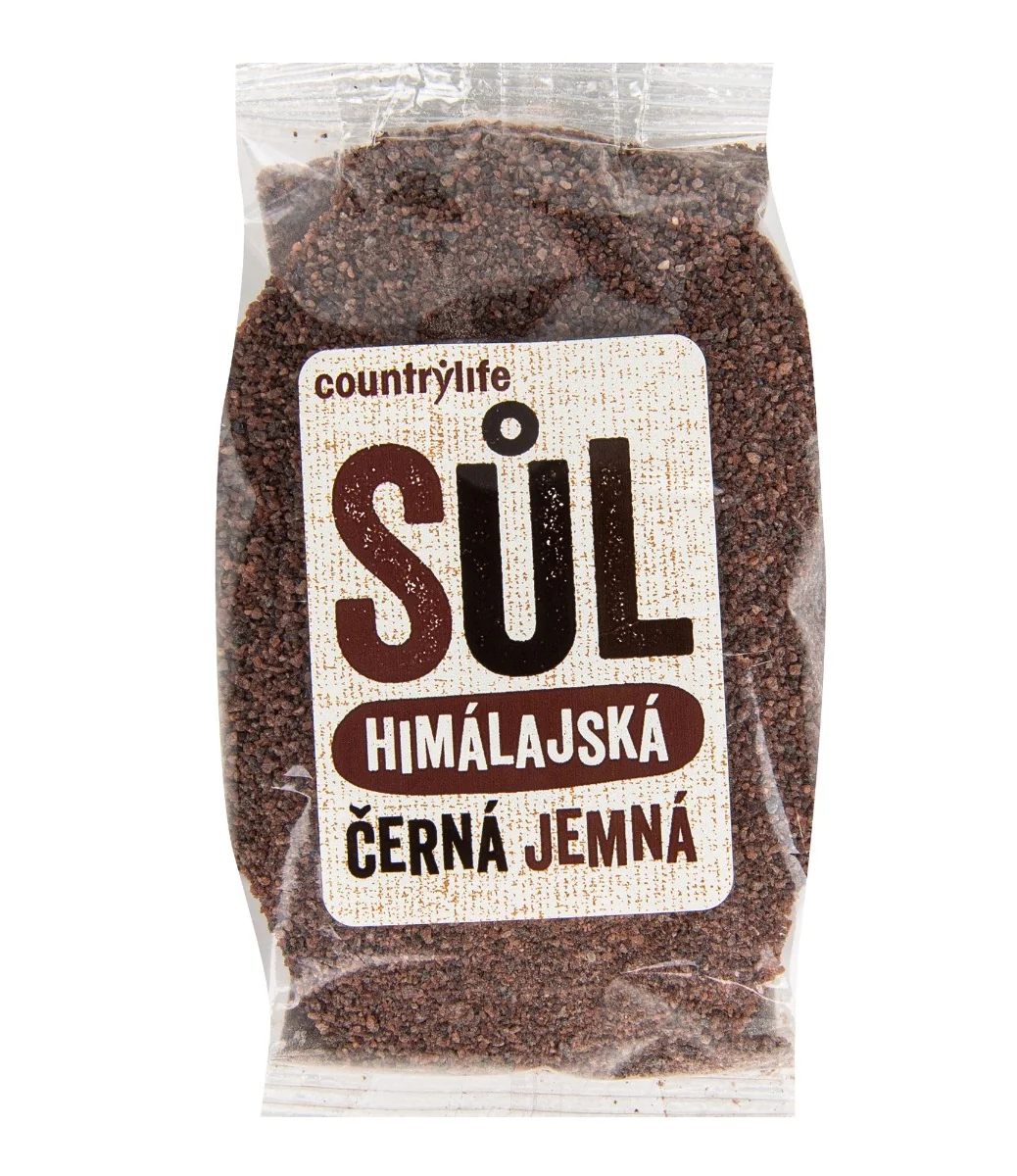 Country Life Sůl himálajská černá jemná 250 g