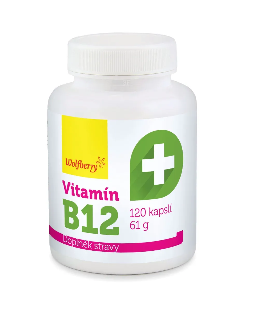 Wolfberry Vitamín B12 120 kapslí