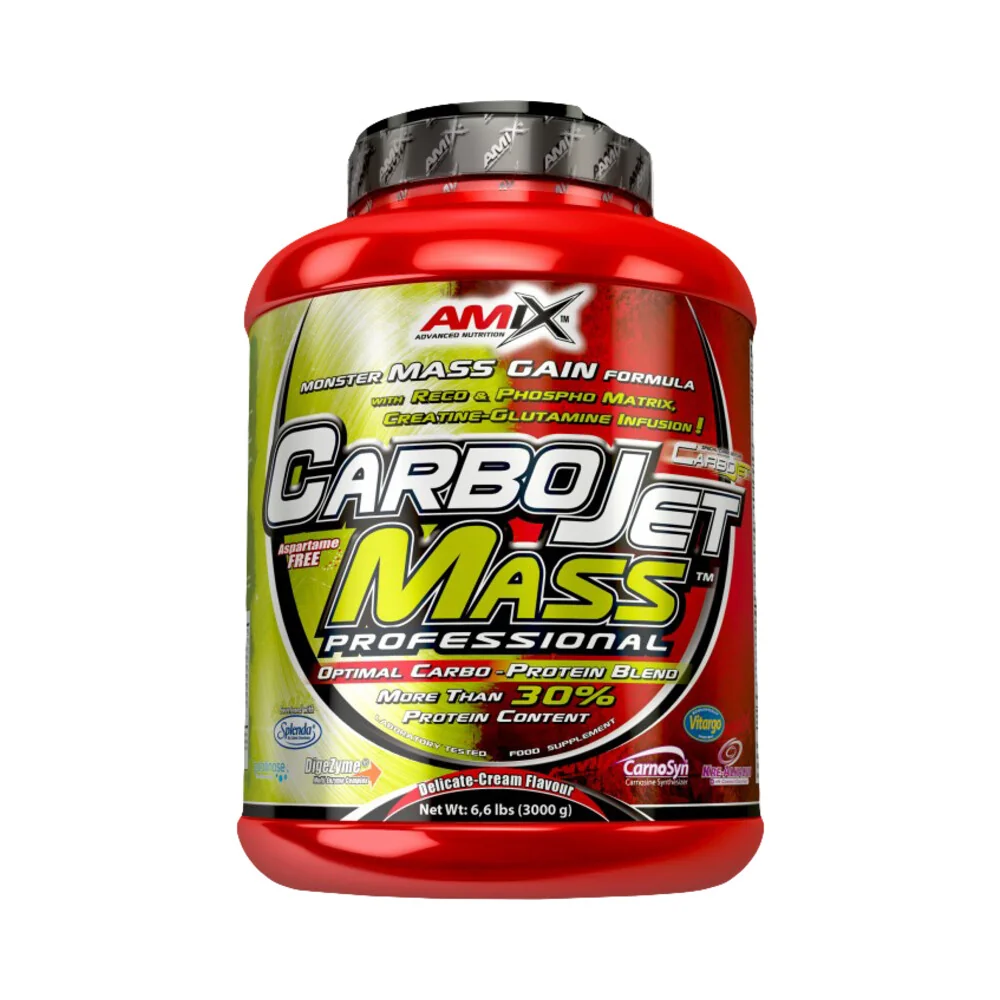 Amix Nutrition CarboJet Mass Professional 3kg - vanilka