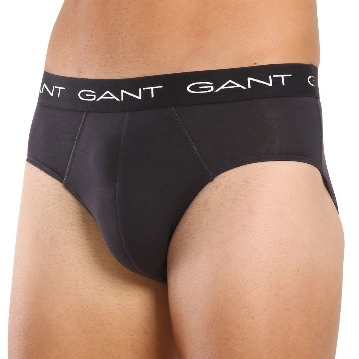 GANT 3PACK pánské slipy černé (900013001-005) M 