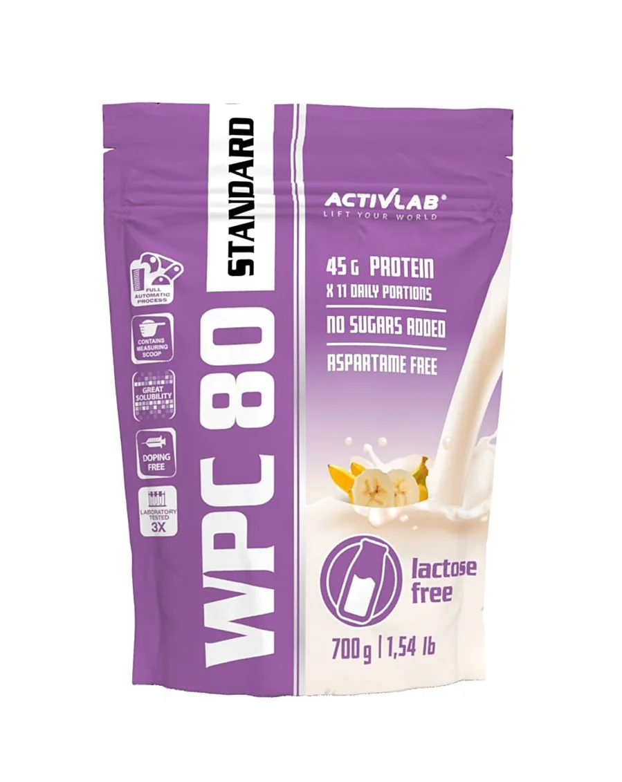 Activlab WPC 80 Standard Lactose Free banán 700 g