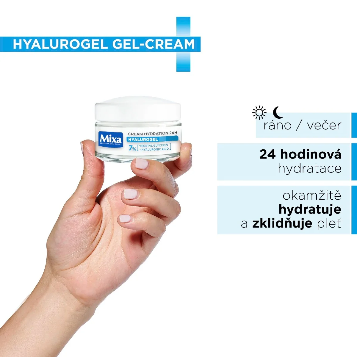 Mixa Hyalurogel Intenzivní hydratační péče 50 ml