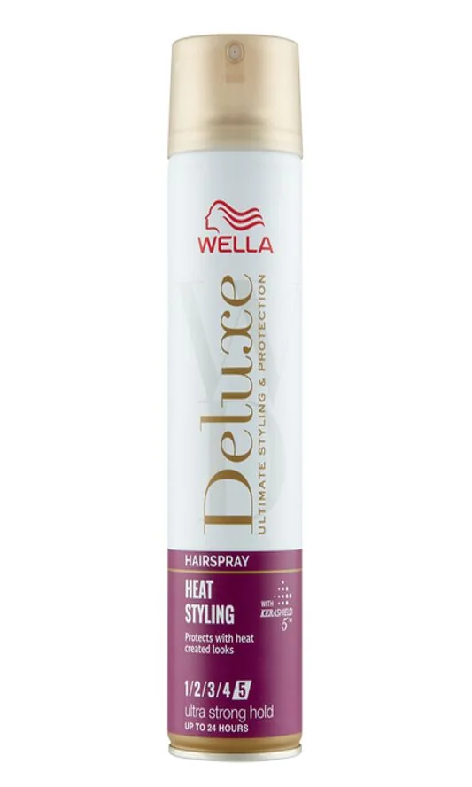 Wella Deluxe Heat Styling lak na vlasy 250 ml