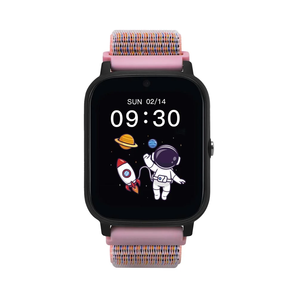 Garett Smartwatch Kids Tech 4G dětské chytré hodinky Pink Velcro