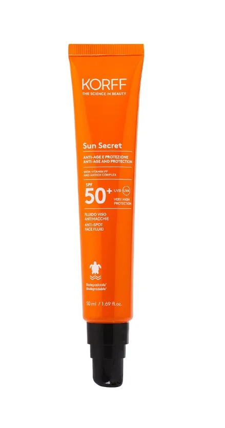 KORFF Sun Secret Pleťový fluid na problematickou pleť SPF50+ 50 ml