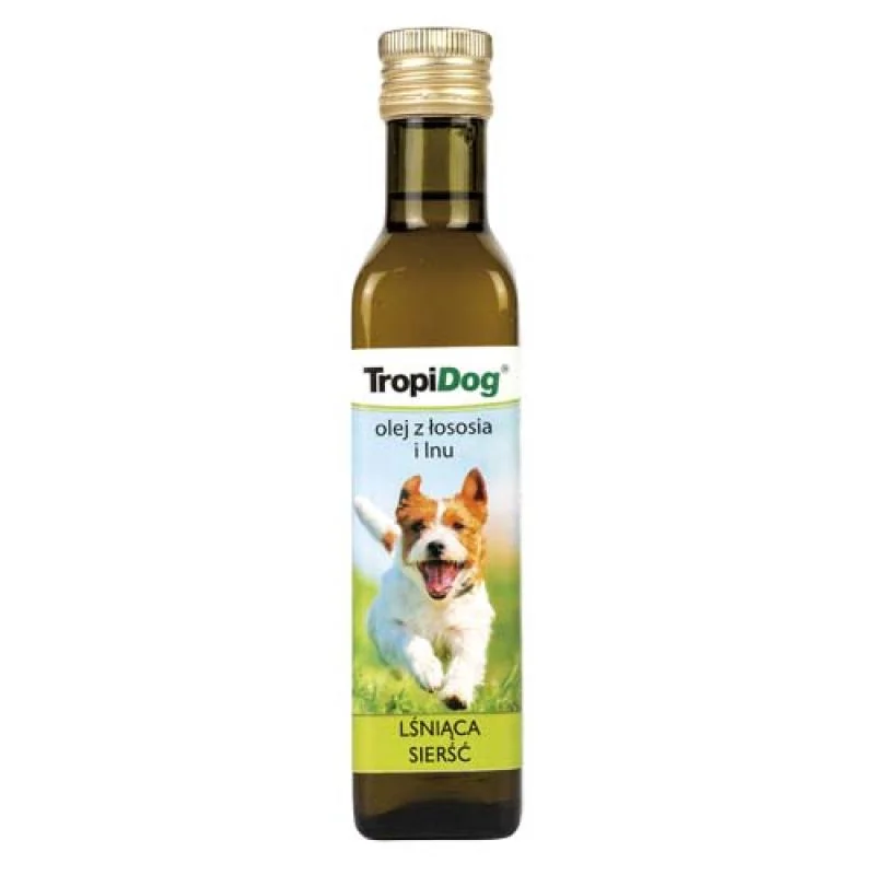 Tropidog Lososový a lněný olej pro psy 250ml