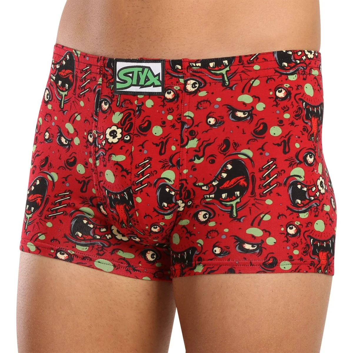 Styx Pánské boxerky art klasická guma zombie (Q1451) XXL 