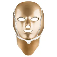 Palsar7 Ošetřující LED maska na obličej a krk zlatá