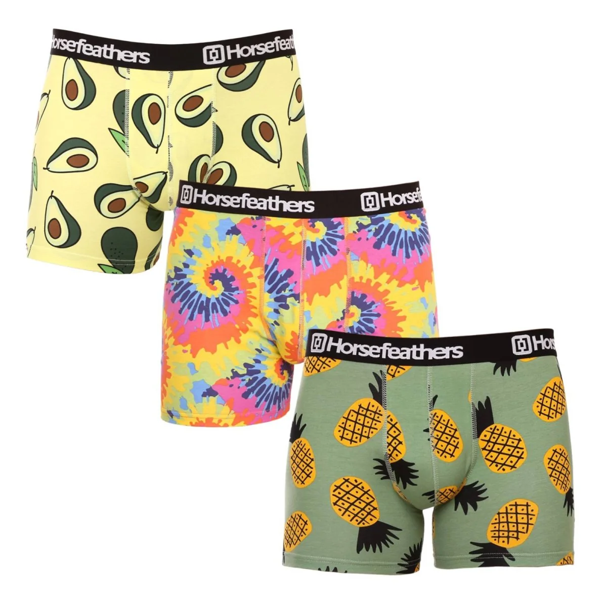 Horsefeathers 3PACK pánské boxerky Sidney (AM164DGK) L 