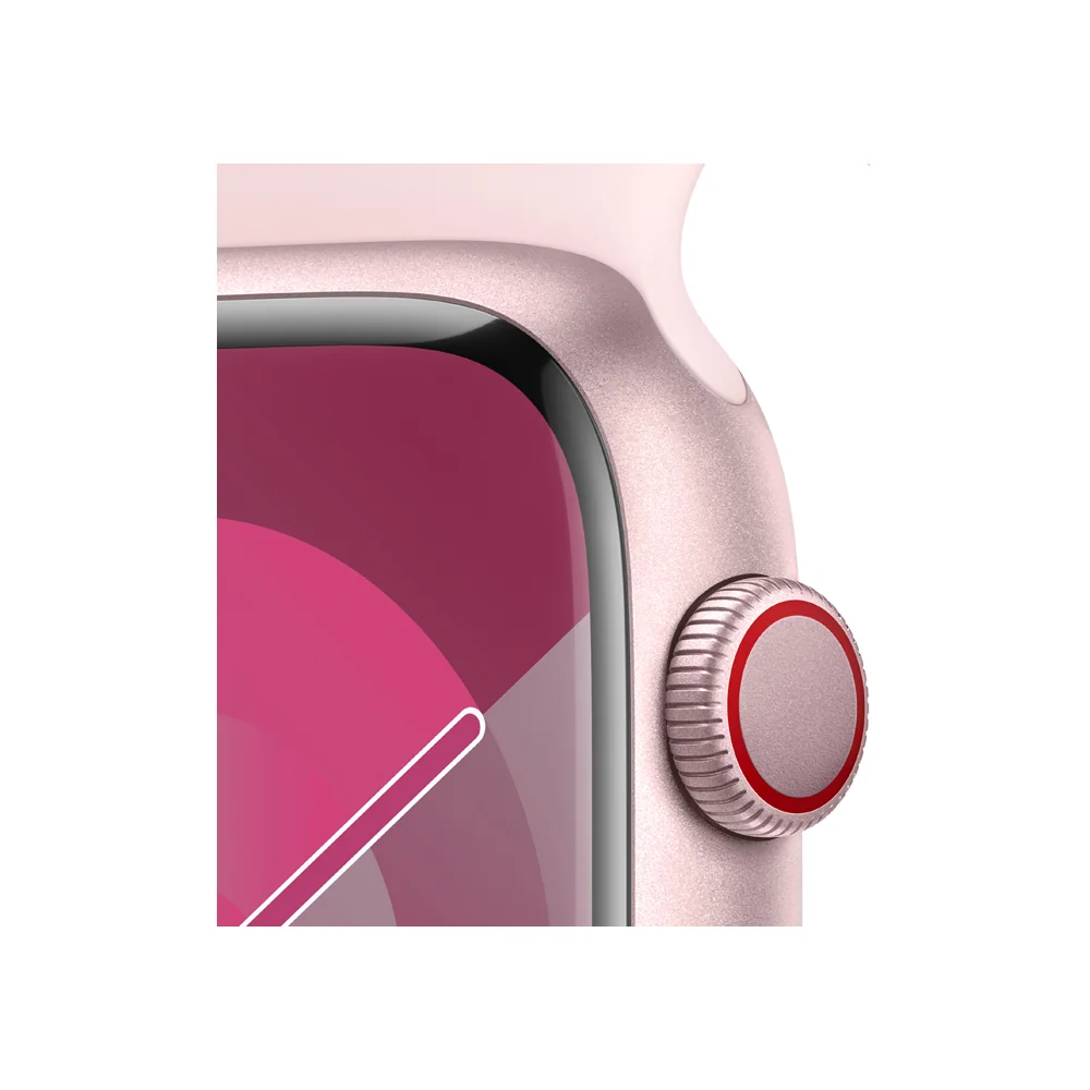 Apple Watch S9 Cellular 45 mm sport band M/L smart hodinky Pink/Light Pink