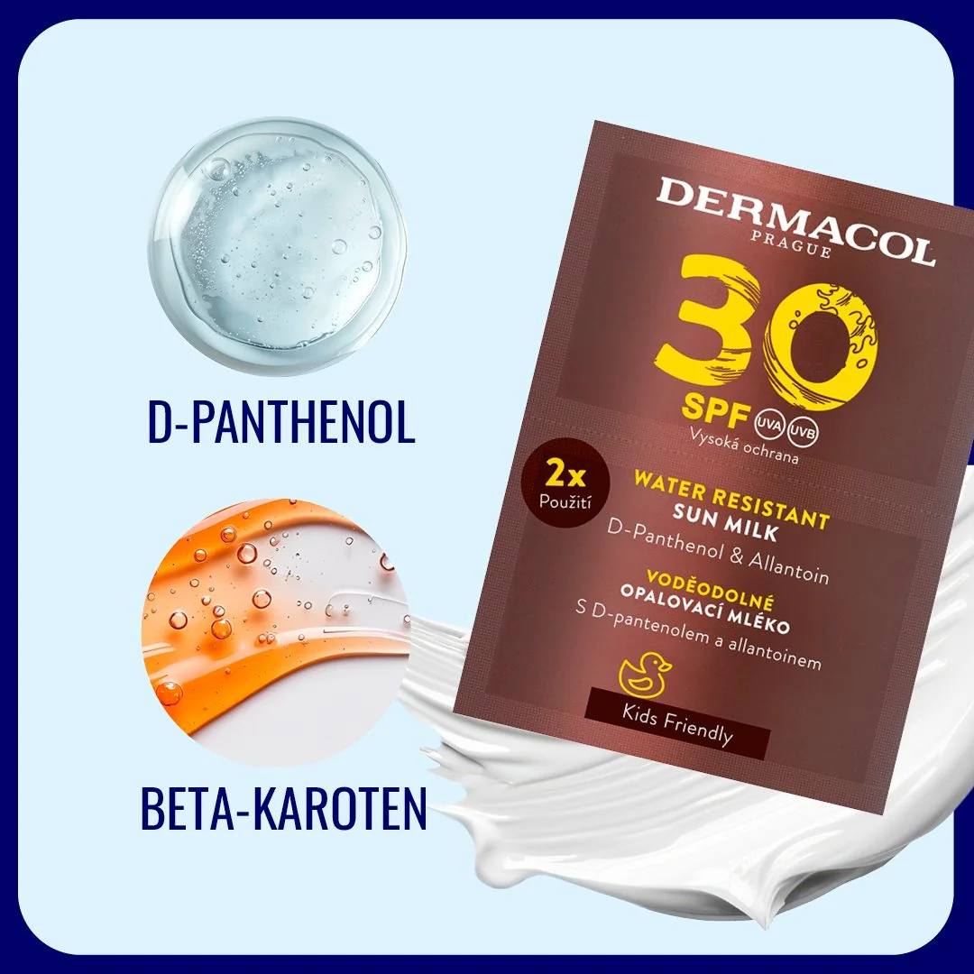 Dermacol SUN Mléko na opalování SPF30 2x15 ml