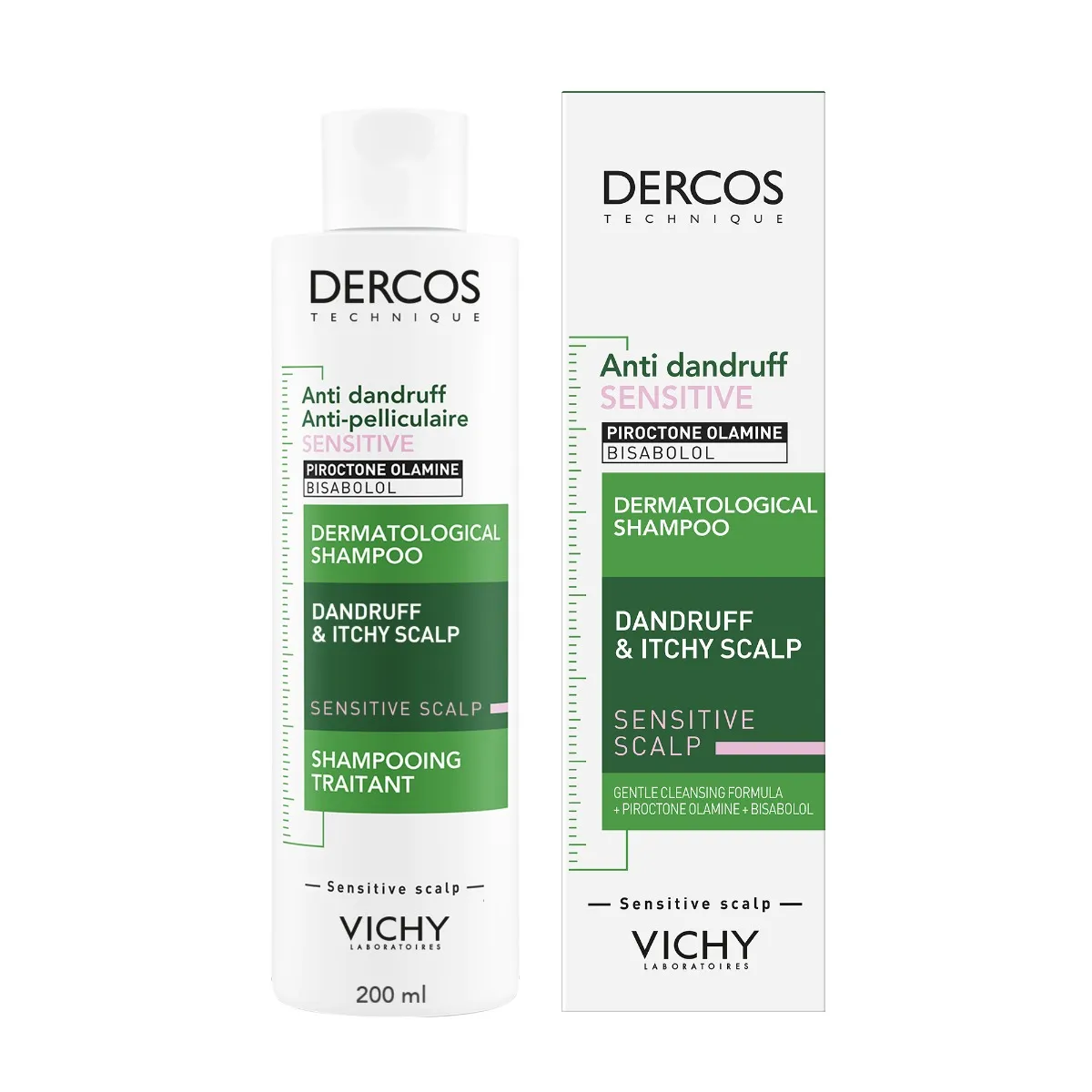 Vichy Dercos šampon proti lupům na citlivou pokožku 200 ml