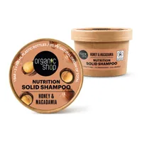 Organic Shop Vyživující tuhý šampon Med a makadamie