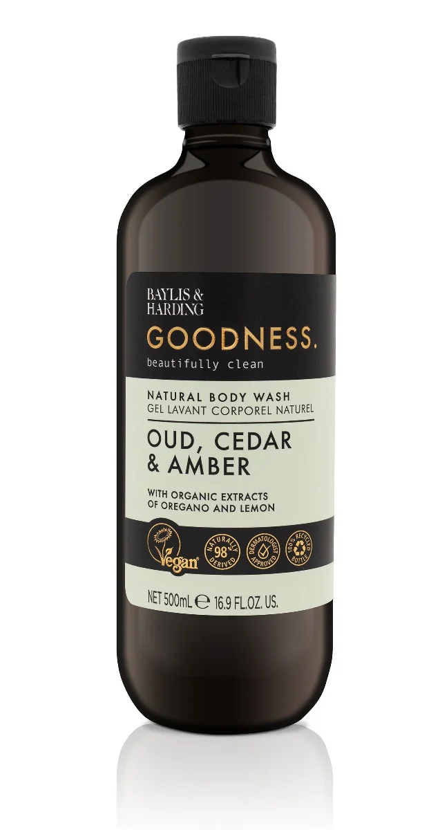 Baylis & Harding Sprchový gel Oud, Cedar & Amber 500 ml