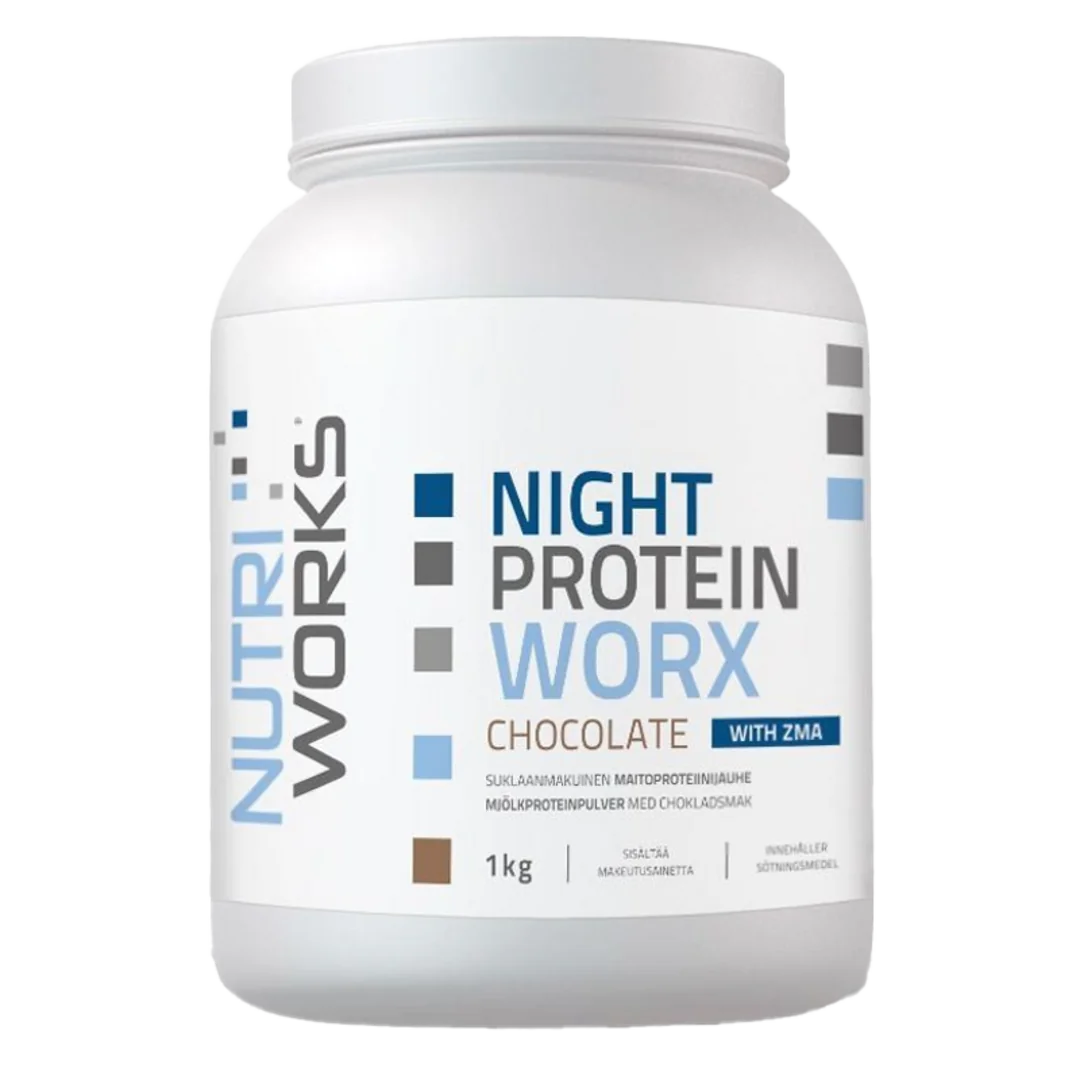 NutriWorks Night Protein Worx 1kg - čokoláda