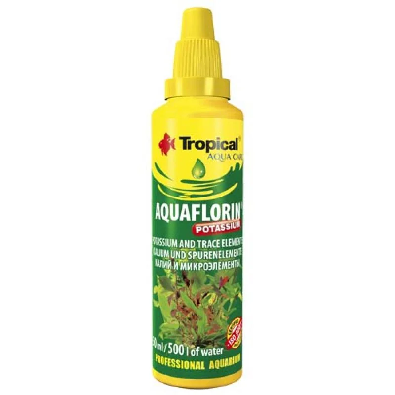 Tropical Aquaflorin Potassium 50ml na 500l minerální preparát s draslíkem pro vodní