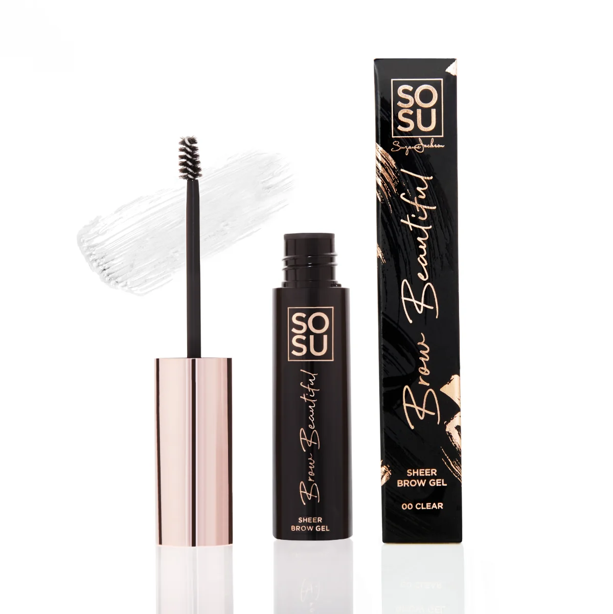 SOSU Cosmetics Brow Beautiful Gel na obočí 00 Clear 5 ml