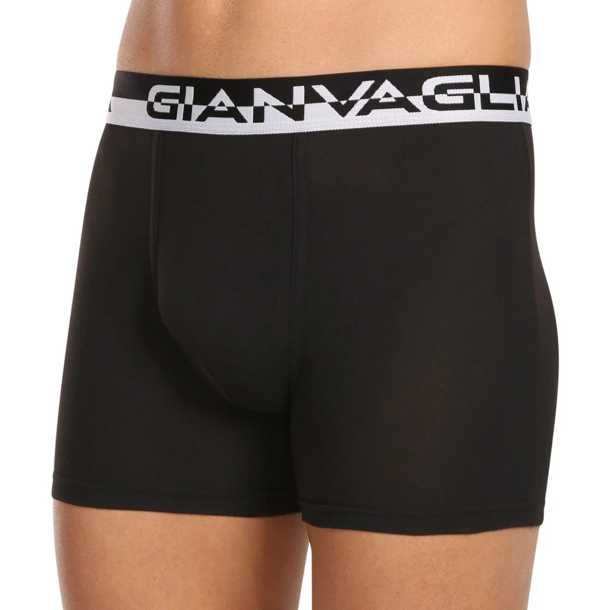 Gianvaglia 10PACK pánské boxerky černé (GVG-5012) M 