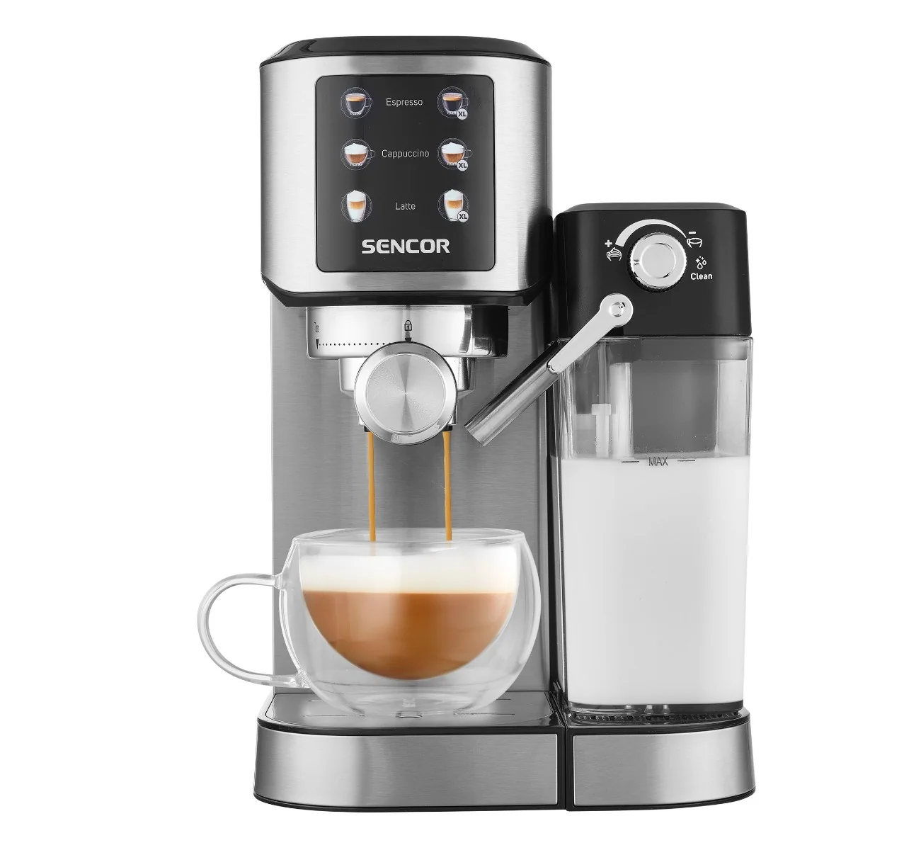 SENCOR SES 4910SS Espresso poloautomatický kávovar