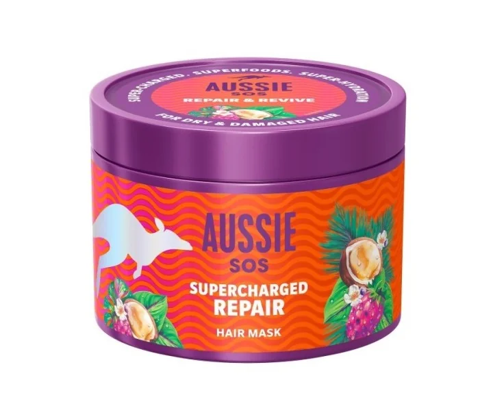 Aussie SOS Supercharged Repair maska 500 ml