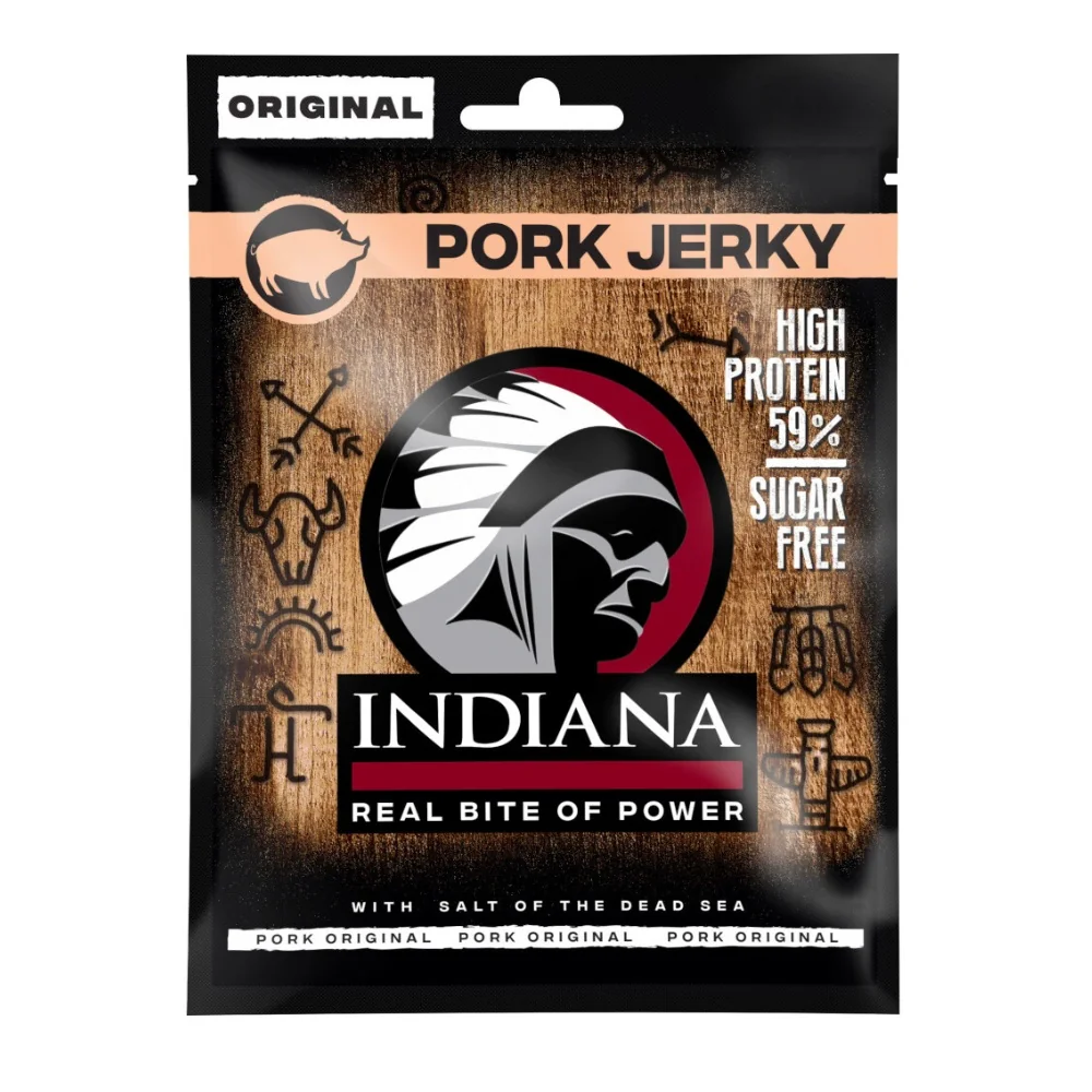 Indiana Jerky Pork Original 25 g