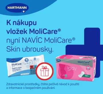 Molicare + NAVÍC Hygienické ubrousky (září 2024)