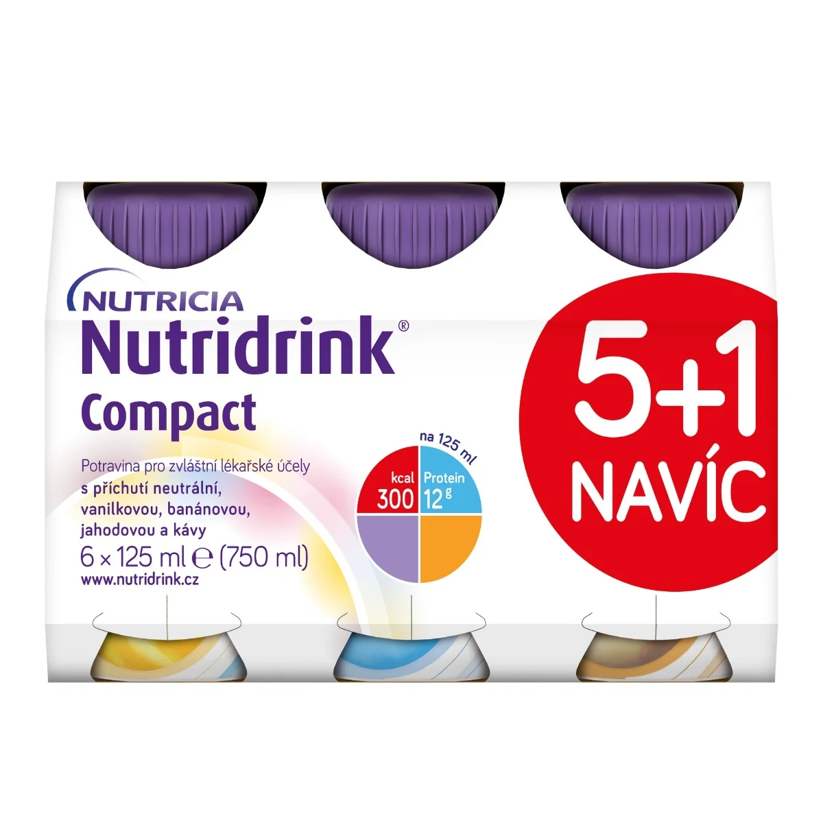 Nutridrink Compact 5+1 6x125 ml