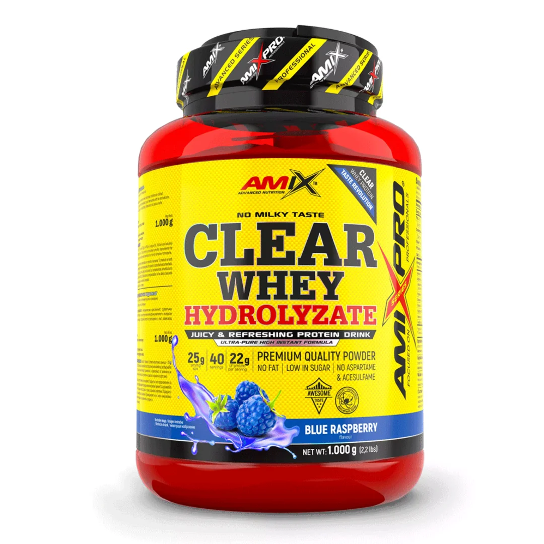 Amix Nutrition Clear Whey Hydrolyzate 500g - modrá malina