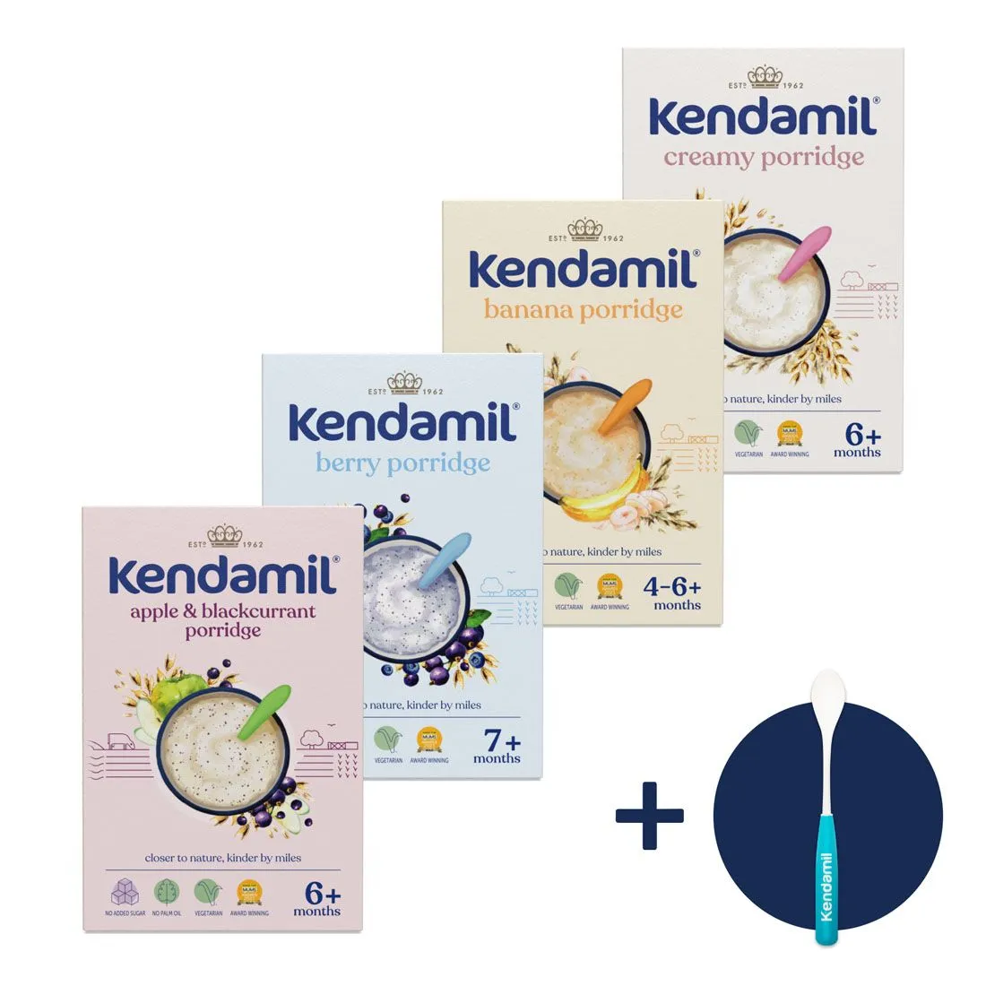 Kendamil Variace mléčných kaší 4x150 g