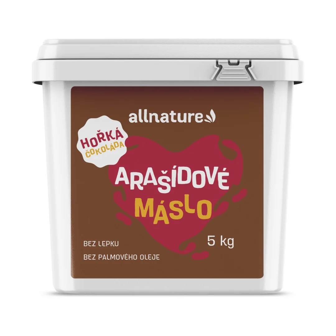 Allnature Arašídový krém hořká čokoláda 5 kg