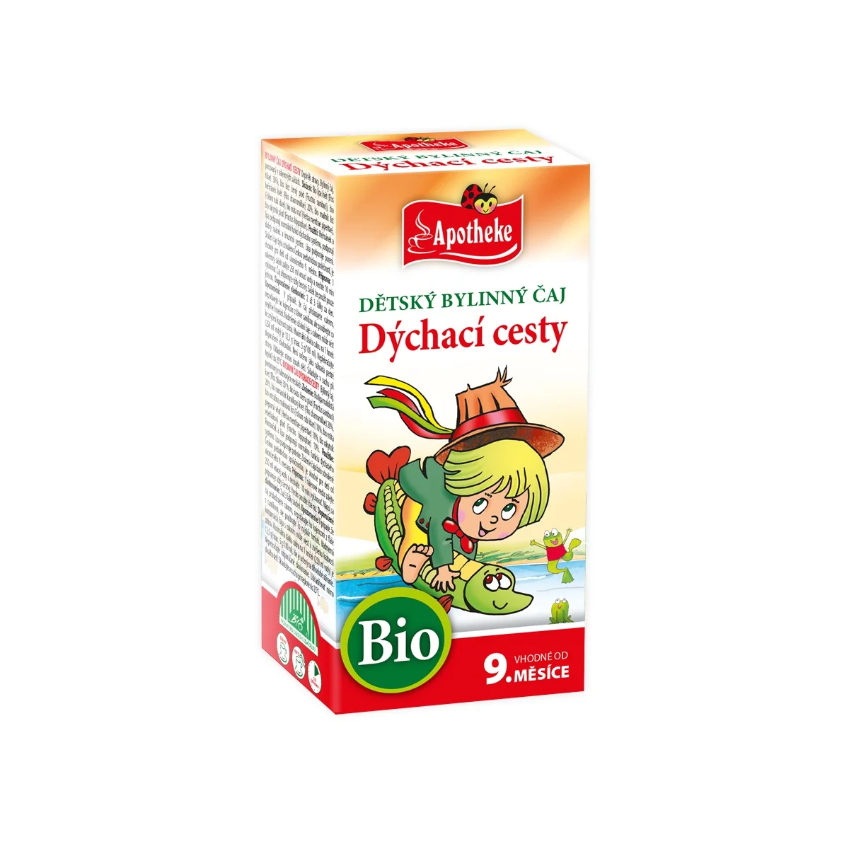 Apotheke BIO Dětský čaj Dýchací cesty nálevové sáčky 20x1,5 g