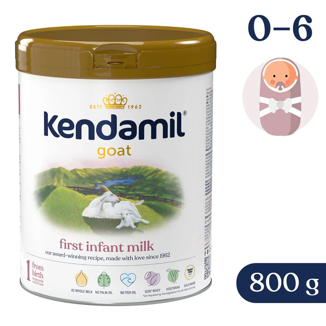 Kendamil Kozí kojenecké mléko 1 800 g