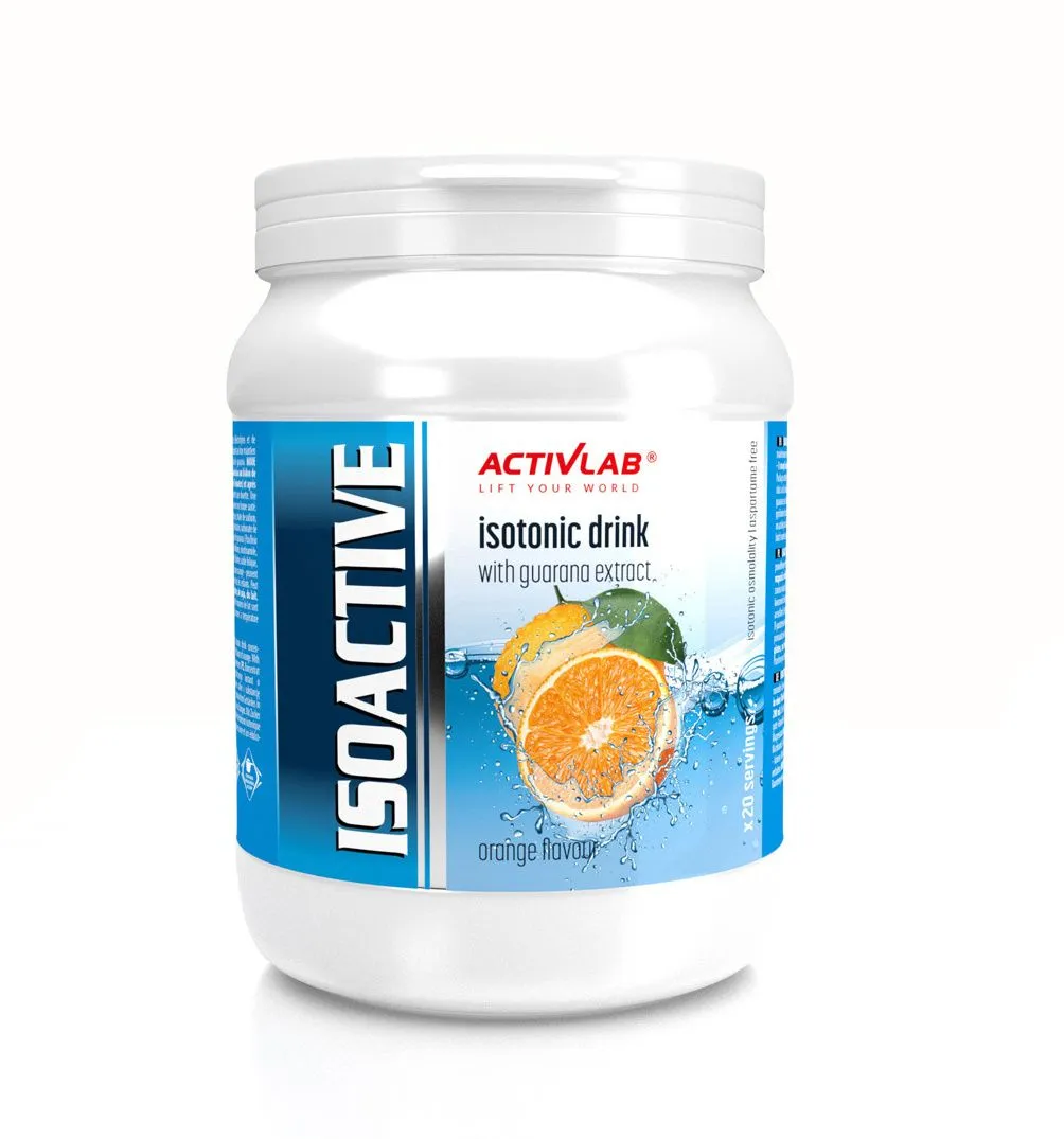 Activlab Isoactive iontový nápoj s guaranou pomeranč 630 g