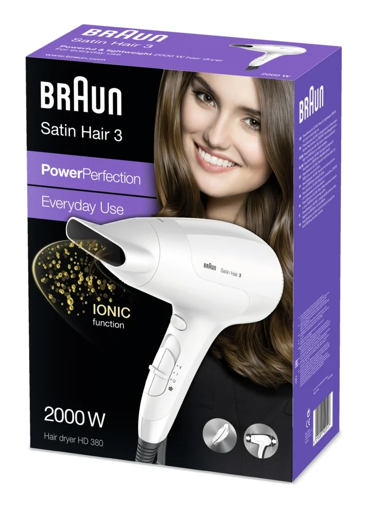 Braun Satin Hair 3 HD 380 vysoušeč vlasů